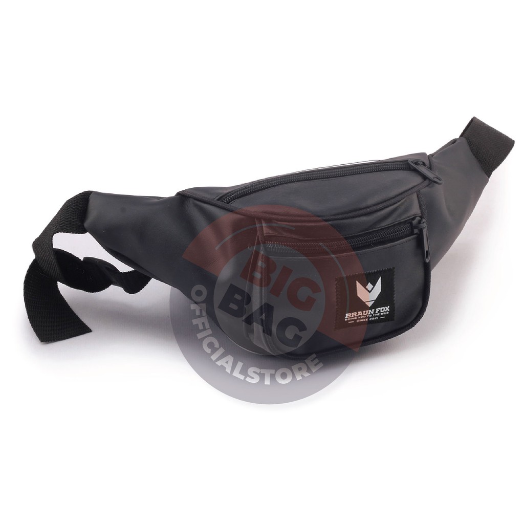 PTS - Braun Fox Seattle Waistbag REVOLUTIONS - Tas Selempang Pria Tas Pinggang Groovy Tas Multifungsi Tas