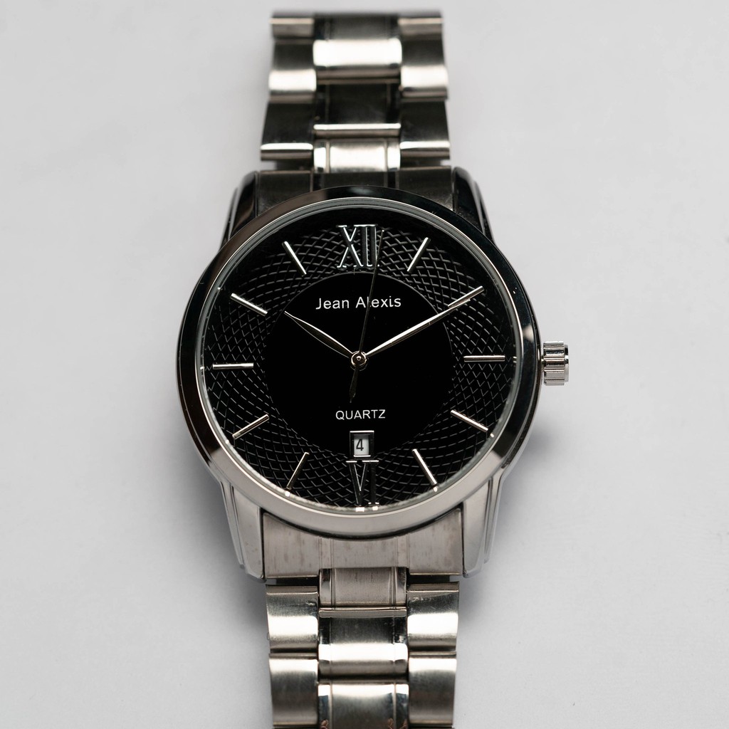 Jam Tangan Rantai Pria Anti Air Jean Alexis KIRKWOOD GT JA111 - Prestige Edition - Black Dial (40mm)