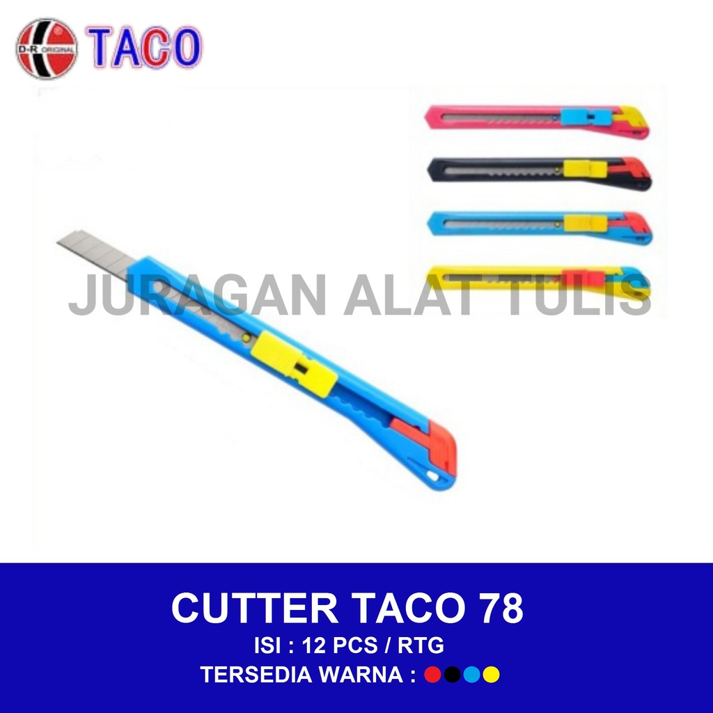 

CUTTER / PEMOTONG / PISAU KERTAS TACO NO.78 (A-300)