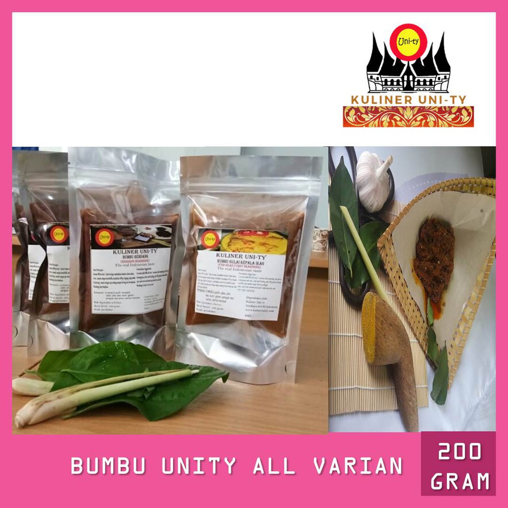 

PROMO Bumbu kikil,gulai kepala ikan, rendang , ayam goreng laos, 200 gram, premium quality, Praktis & halal