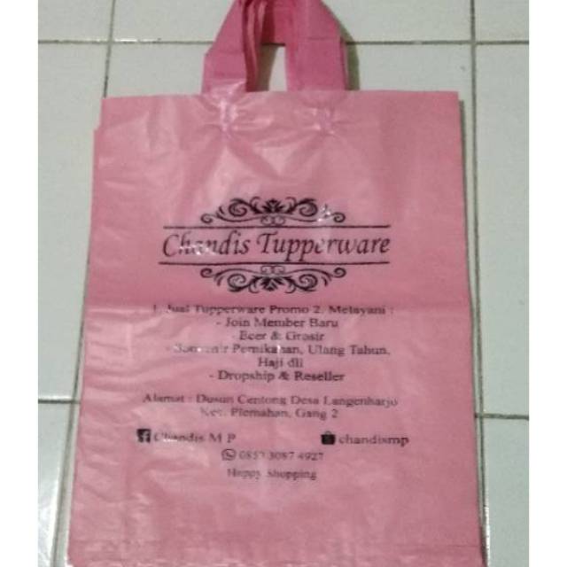 Sablon plastik olshop plastik tali sablon kantong Sablon plastik olshop plastik tali sablon kantong