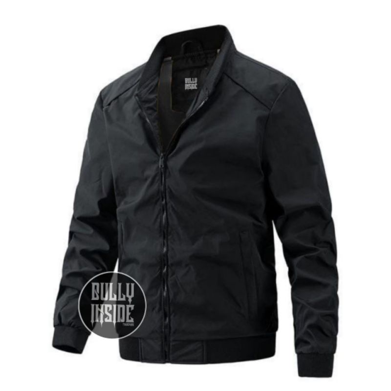 Jaket Bomber Taslan Bully Inside