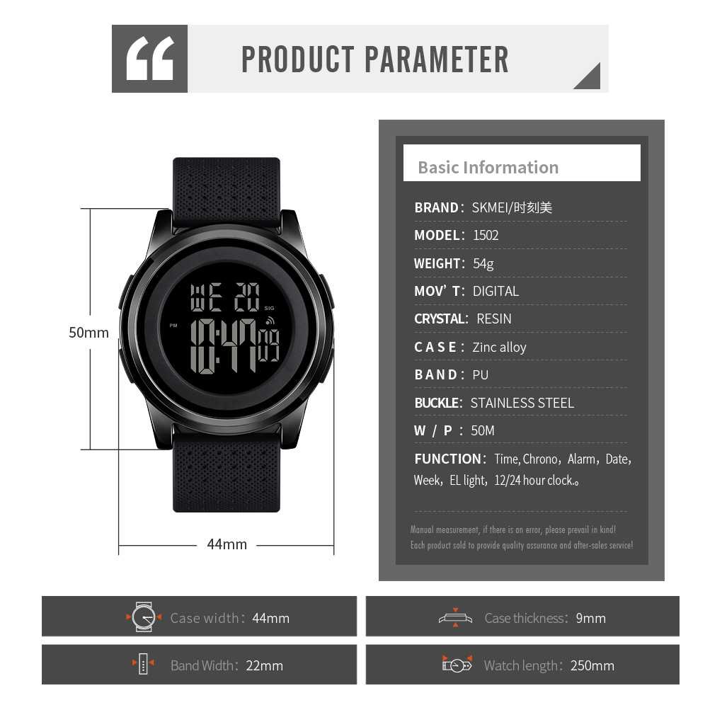 IDN - SKMEI Jam Tangan Digital Pria - 1502