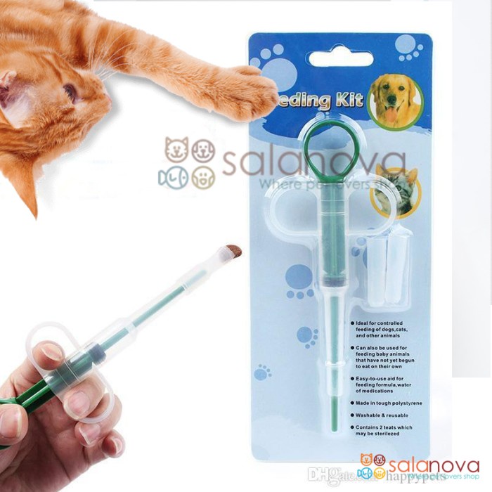 Pelontar Obat/Feeding Kit Alat Pemberi Obat Hewan