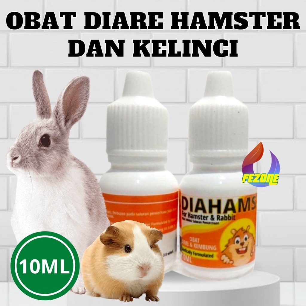 OBAT DIARE HAMSTER KELINCI OBAT MENCRET ANTI KEMBUNG AMPUH MENGOBATI INFEKSI SAURAN PENCERNAAN HEWAN DIAHAMS FEZONE