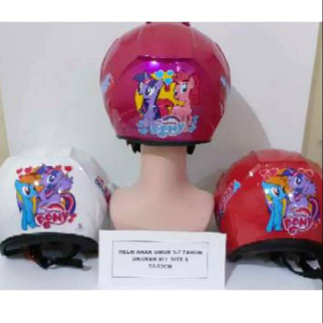 HELM Anak karakter helm anak helem frozen little pony tayo helm anak SNI cewek wanita cowok pria