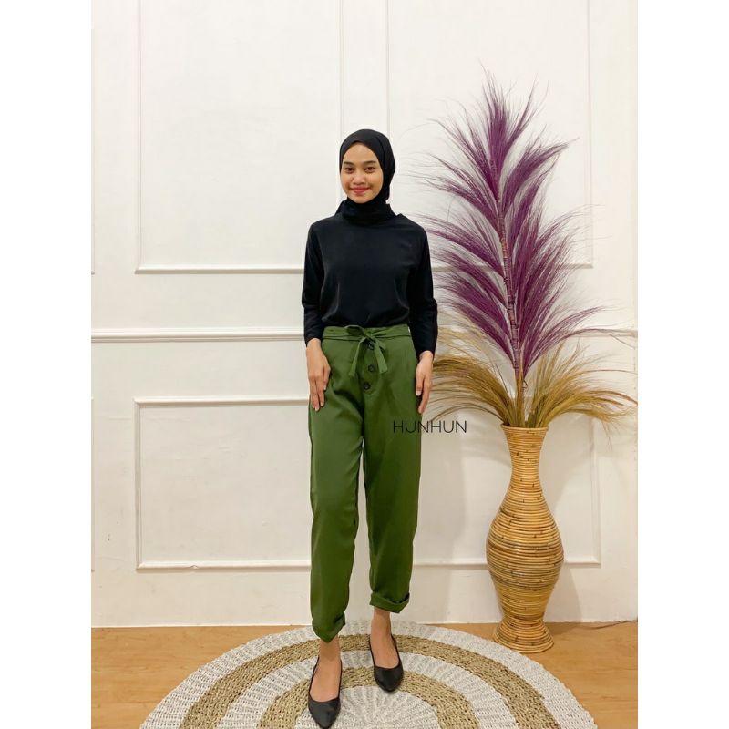 FG BUTTON PANTS/CELANA SCODER TALI MURAH MERYIAH