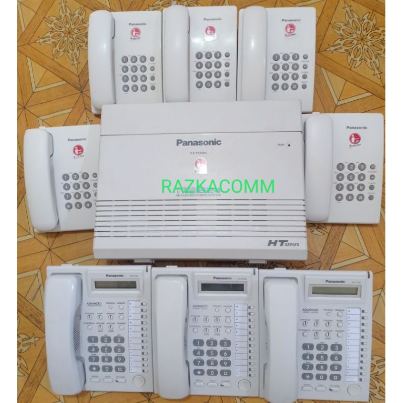 Paket Pabx Panasonic KX-TES/TEM 824 Kapasitas 3 line 8 Ext