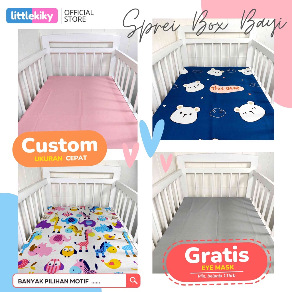 Sprei Box Bayi / Cover Box Bayi Littlekiky