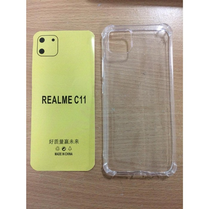 Anticrack Realme C1 C2 C3 C11 C12 C15 C17 C20 C21 C25 Silikon Case Bening Transparan Lembut Sofcase