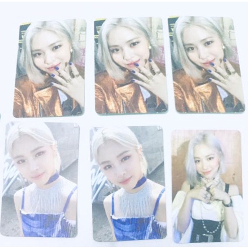 RYUJIN ITZY NOT SHY PHOTOCARD
