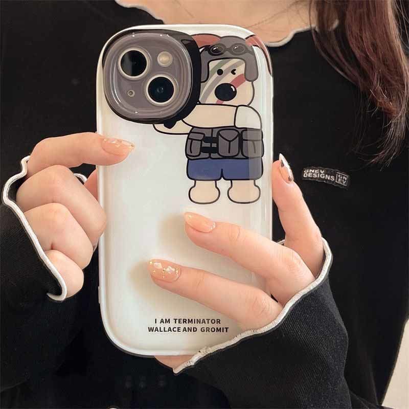 Soft case Silikon Motif Anak Anjing Untuk iPhone 12 13 11 Pro Max X Xs Max Xr hhst