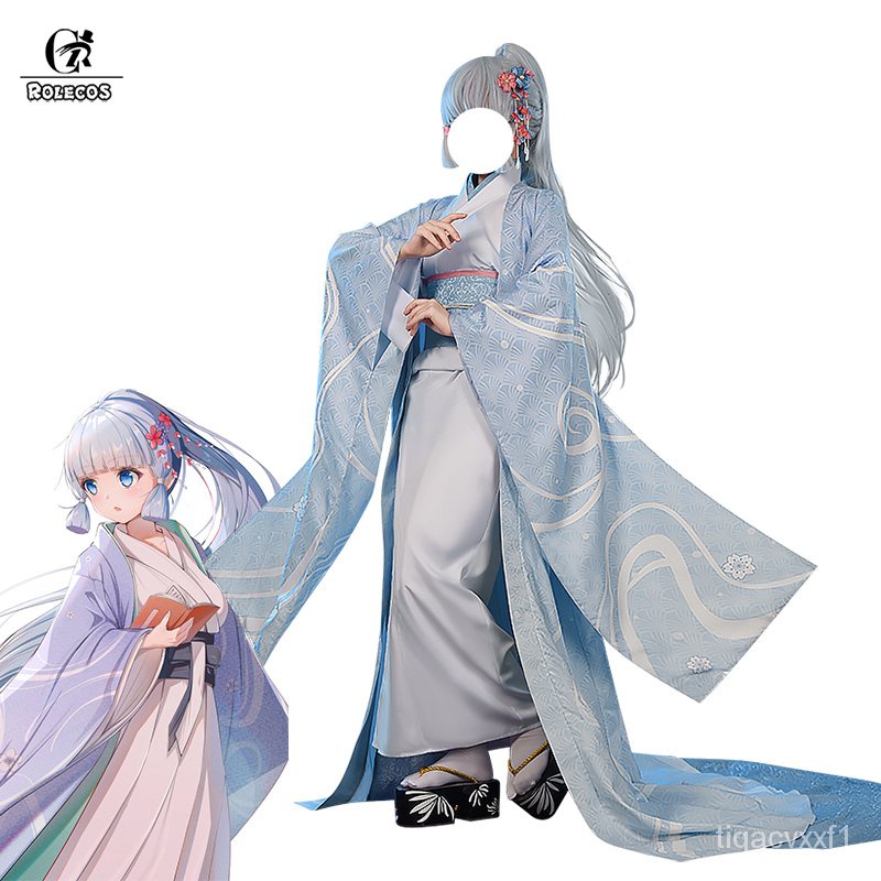 Kamisato Ayaka Cosplay Costume Game Genshin Impact Kamisato Ayaka Cosplay Costume Women Dres