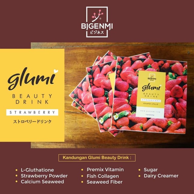GLUMI BIGENMI | GLEAMING BEAUTY DRINK | GLEAMING BIGENMI