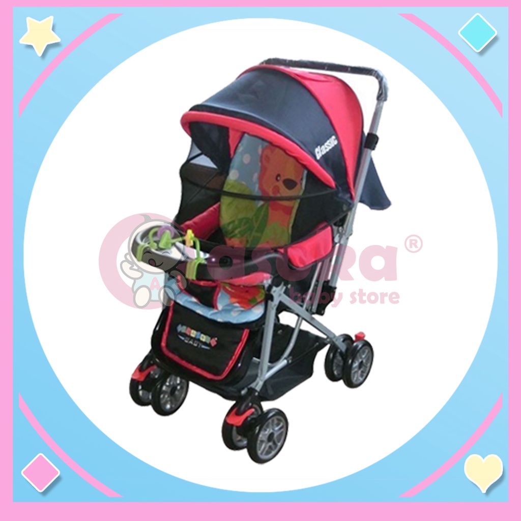 Stroller Pliko Creative 218 Classic - Kereta Dorong Bayi ASOKA