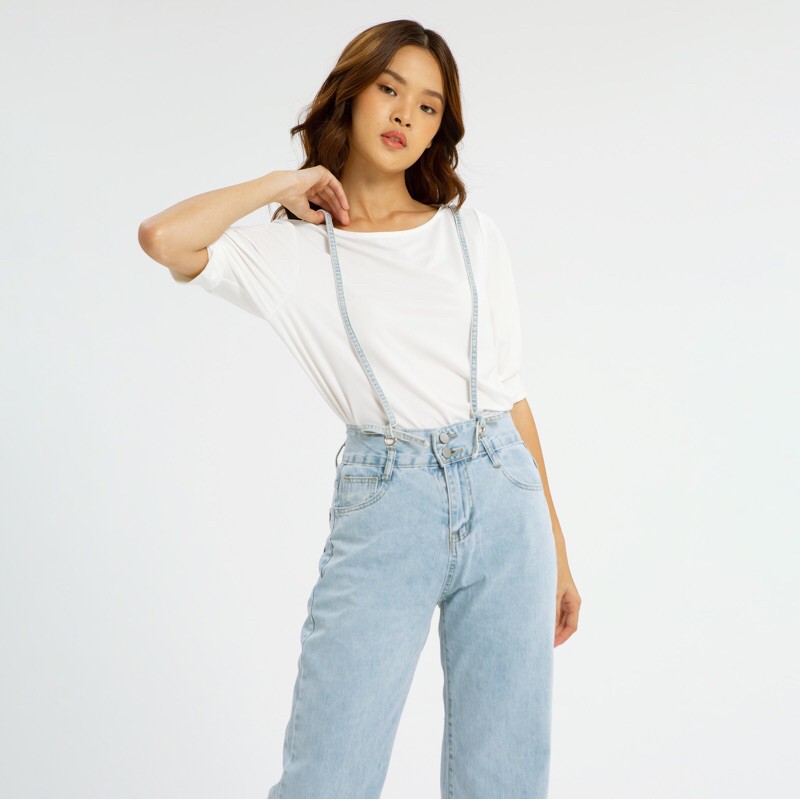 VIERLIN - Jeans 163 - KULOT JEANS HIGH WAIST