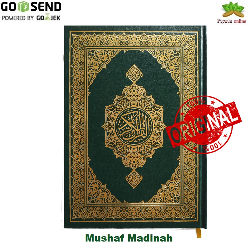 ORIGINAL Mushaf Madinah Q4 Al Quran Madinah A5 Mushaf Utsmani AlQuran Madinah 14X20cm