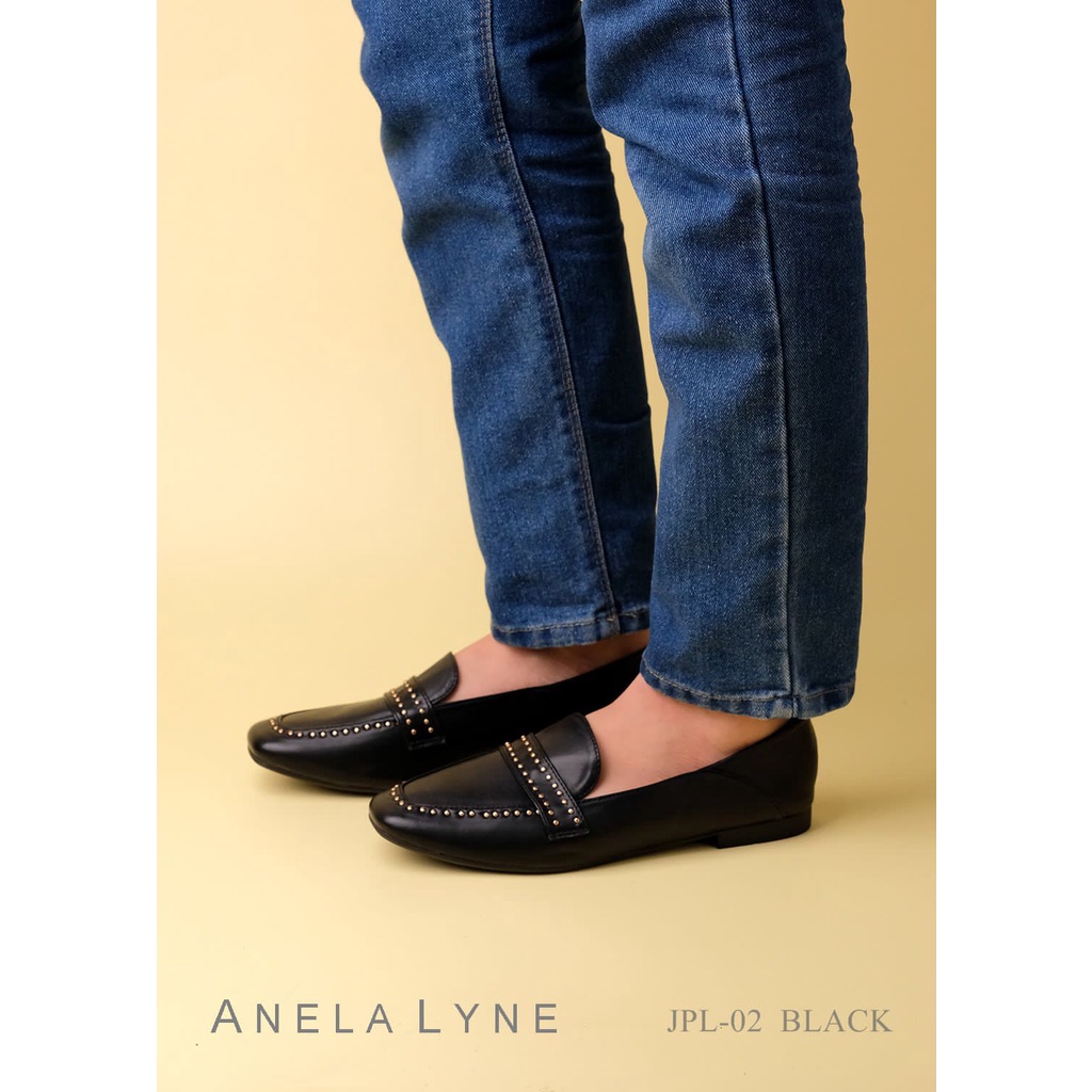 ANELA LYNE SEPATU LOAFERS LEATHER BASIANA APL-02 ORIGINAL