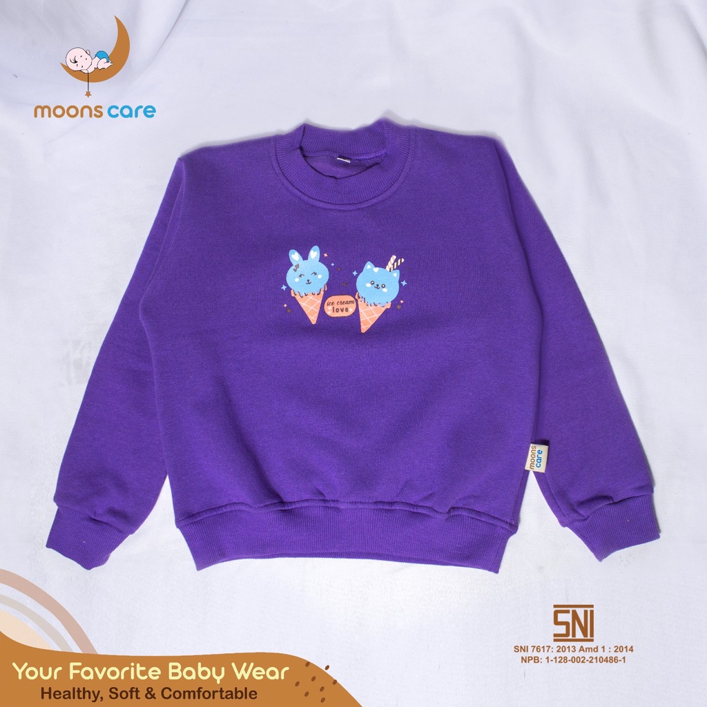 moons care Sweater Anak Fleece Animal Series Hoodie anak jaket anak sweater anak hoodie anak laki laki hoodie anak perempuan jaket anak laki laki jaket anak perempuan sweater anak