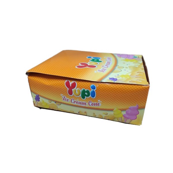 

YUPI ICE CREAM CONE 1 BOX ISI 24 PCS