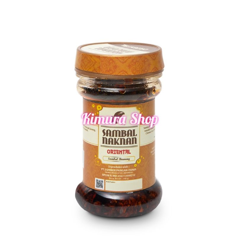 

NAKNAN Sambal Oriental Bawang Putih e Nak te Nan Chilli Oil Chili