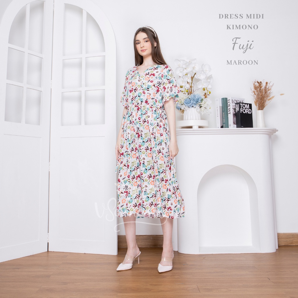 Dress Midi Kimono Fuji