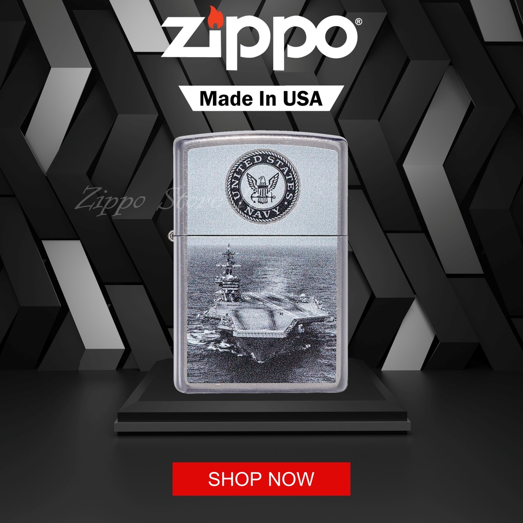Korek Api Zippo US Navy 49319 Original Made In USA