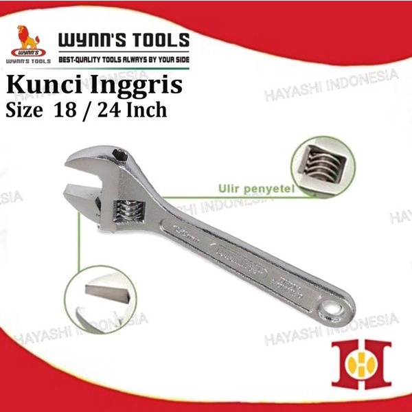 Kunci Inggris Ingris Pas Sok Mur Bengkel Press 12 18 24 Inch