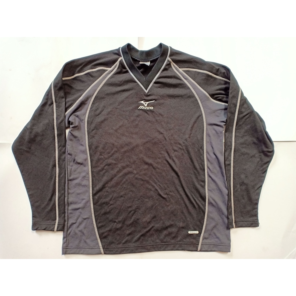 Baju Lengan Panjang Pria Mizuno Sport Wear size L Kaos DryFit