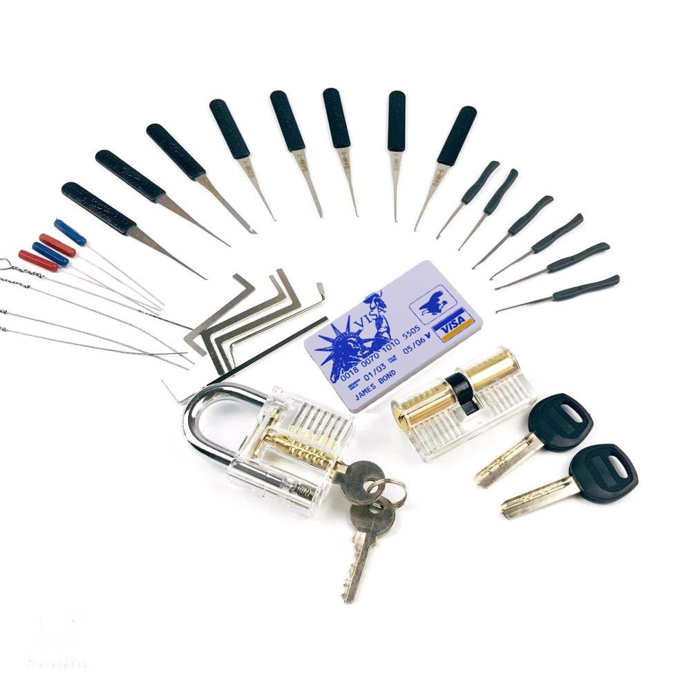 Alat Pembuka kunci Gembok Credit Card Lock Pick Set