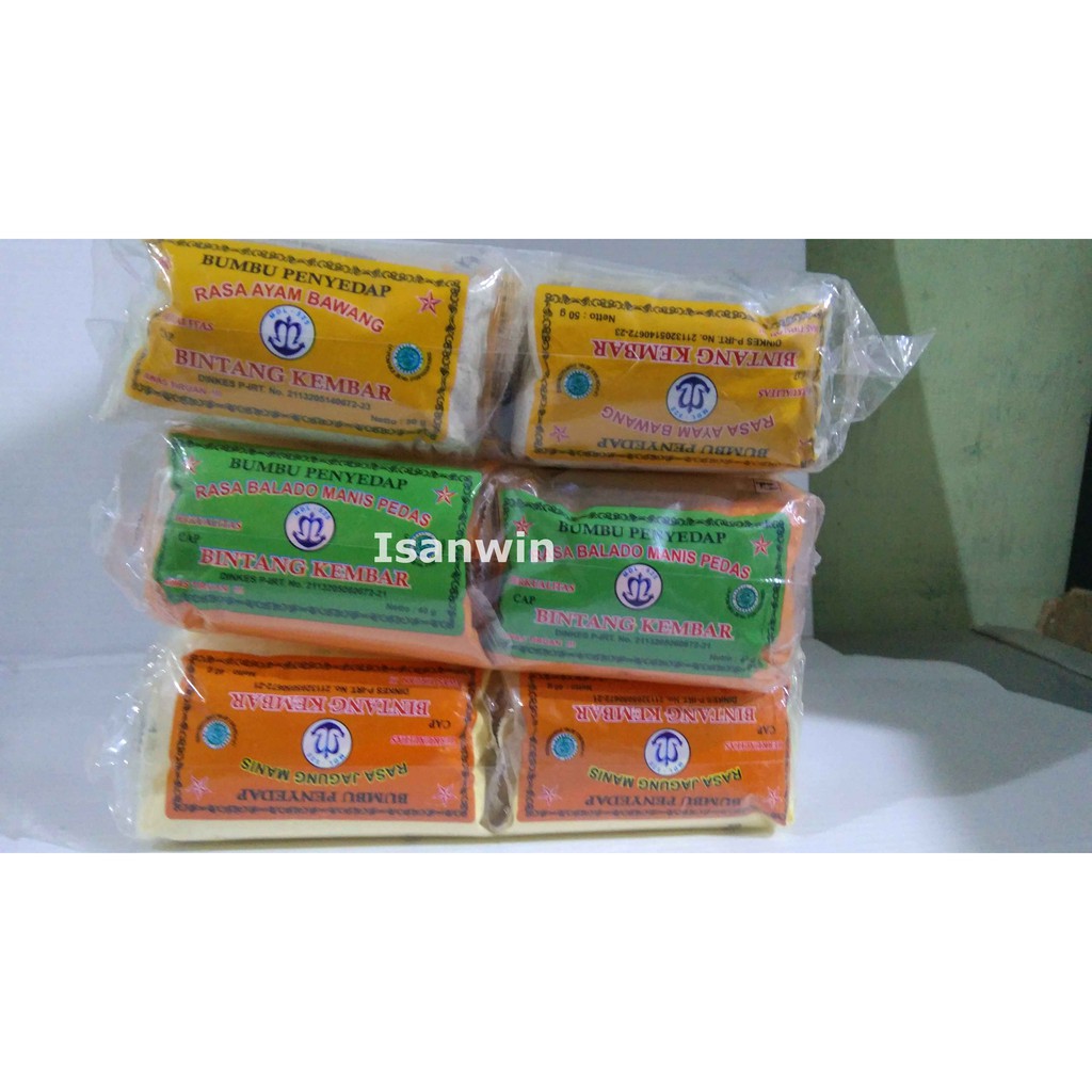 

Bumbu Atom Bintang Kembar Size Besar Atoom rasa mantap 50gr