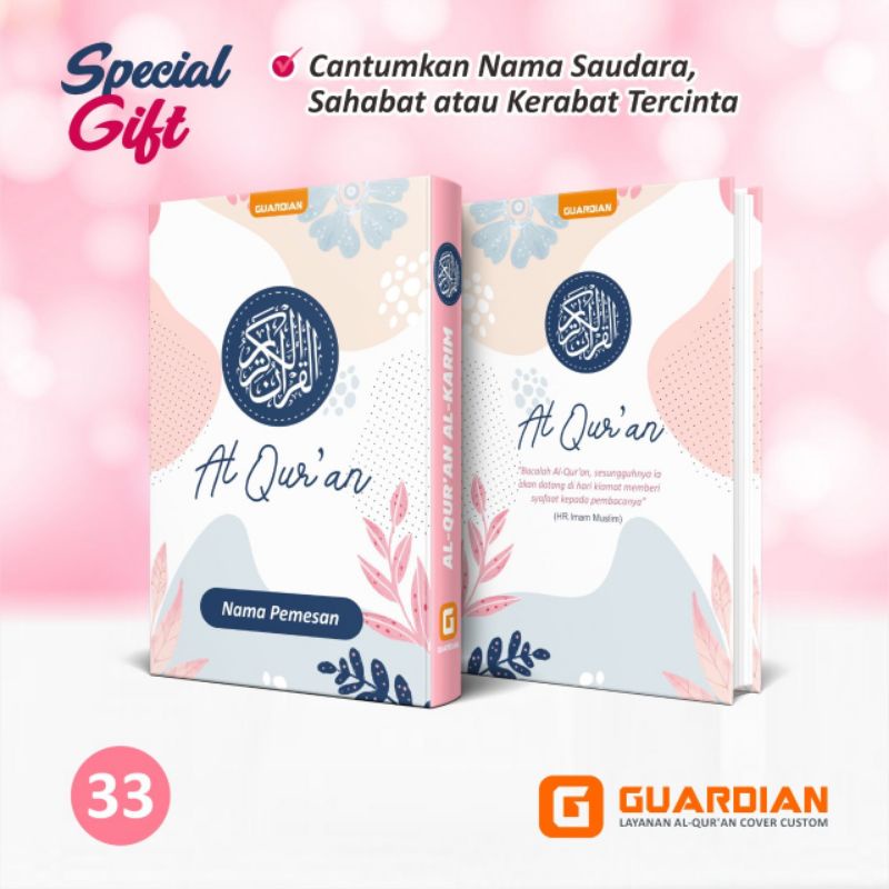 Alquran Custom Alquran custom nama pria dan wanita Alquran Hafalan quran hafalan tajwid size A5
