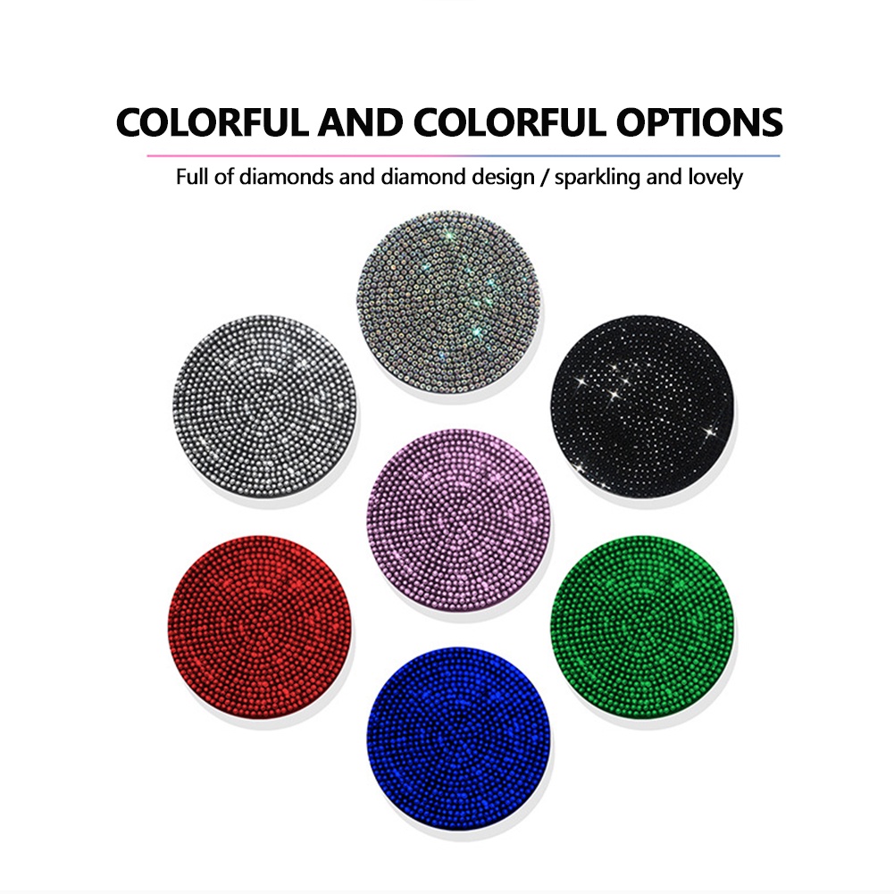 Tatakan Gelas Cangkir Air Berlian Mobil Multifungsi non-slip slot mat silica pad cup holder mat auto interior Dekorasi Aksesoris