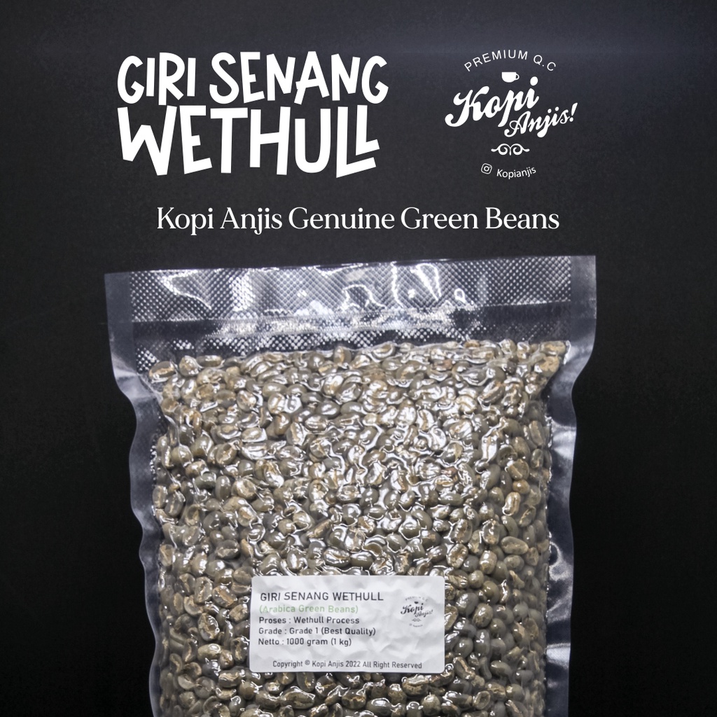 

Kopi Anjis-Biji Kopi Green Beans Arabika - Specialty Green Beans 1kg