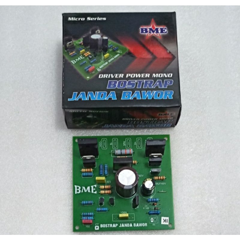 Kit Power Driver Bostrap Janda Bawor BME 1000W supply 45 sd 80VCT