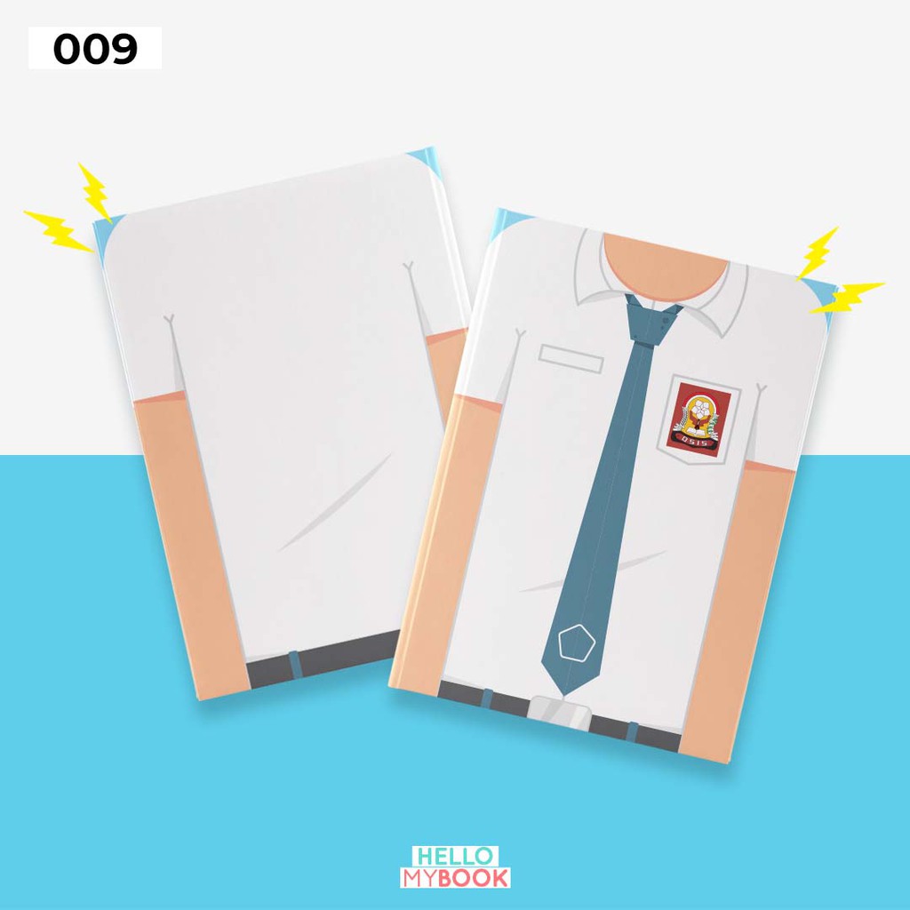 

Notebook Custom Seragam Sekolah | Agenda | Souvenir | A5 Jahit + Binding