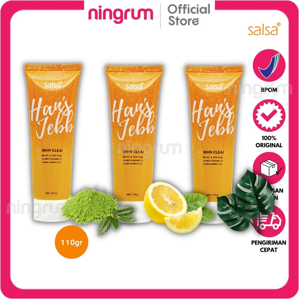 Ningrum - Hans Jebb Gel Skin Cleanser Salsa Perontok Daki - 5407