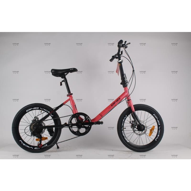 Sepeda Minivelo Minion Sakoni Supreme / BNB Vicky Ukuran 20 Inch 7 Speed dan Rem Cakram-BNB Pink
