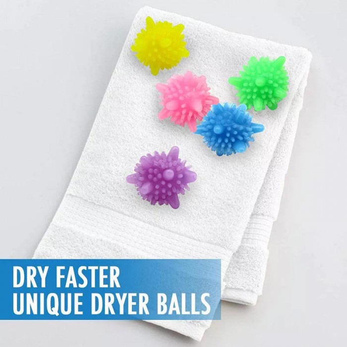 Laundry Ball Magic Bola Karet Mesin Cuci anti Kusut Dryer Pengering Baju Anti Kusut Bola Silikon Ajaib Pembersih Pakaian Silicone Babymaniashopid