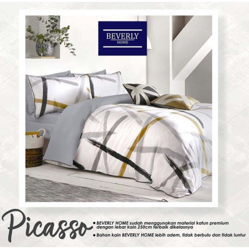 CELICA BEDCOVER & SET SPREI BEVERLY MOTIF PICASSO