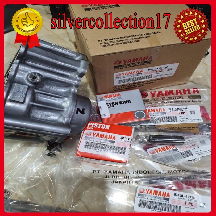 Promo BLOK SEHER BORING PISTON KIT VIXION OLD NVL ASLI ORI YAMAHA Elegan