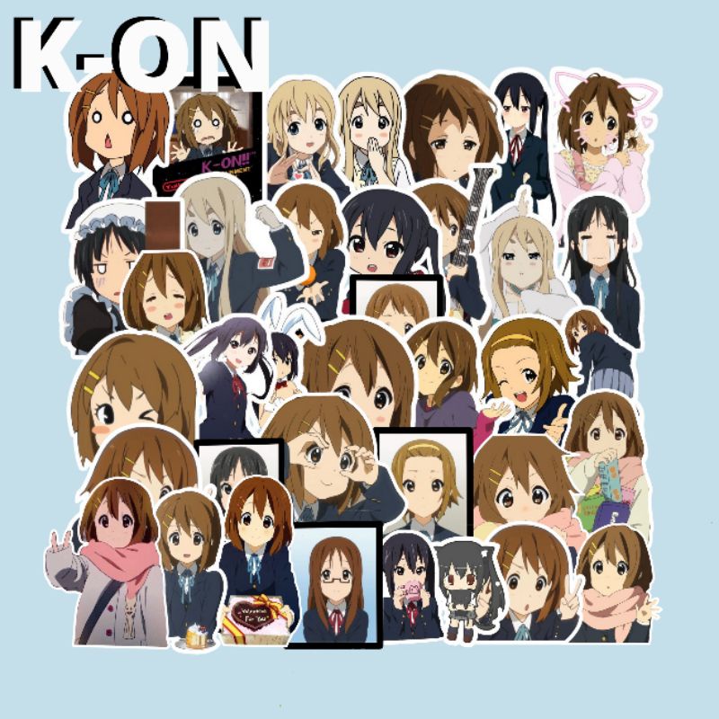 

STICKER K-ON 9PCS [WATERPROOF]