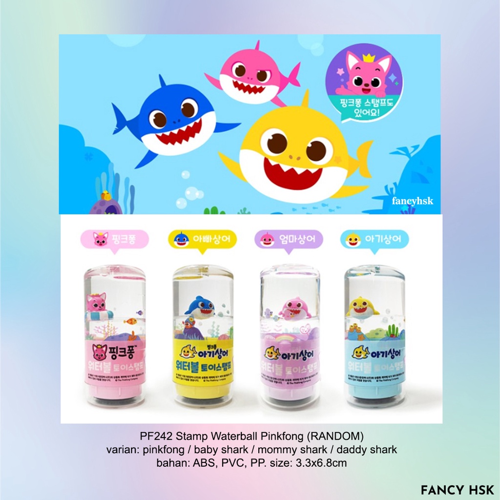 

PF242 STAMP WATERBALL PINKFONG RANDOM