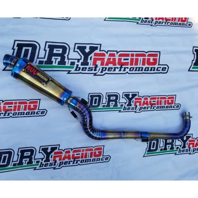 Knalpot Racing KOU Mahachai Kontes Vega - Jupiter z - Supra - kharisma dll