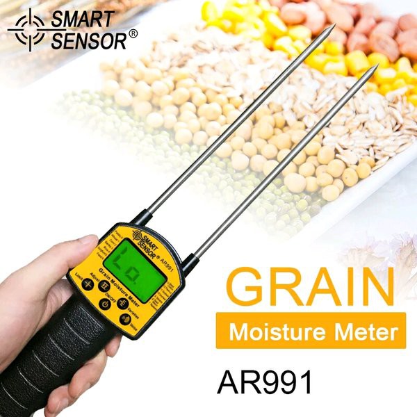 Alat Pengukur Kadar Air Biji dan Bijian Digital Grain Moisture Meter  AR991