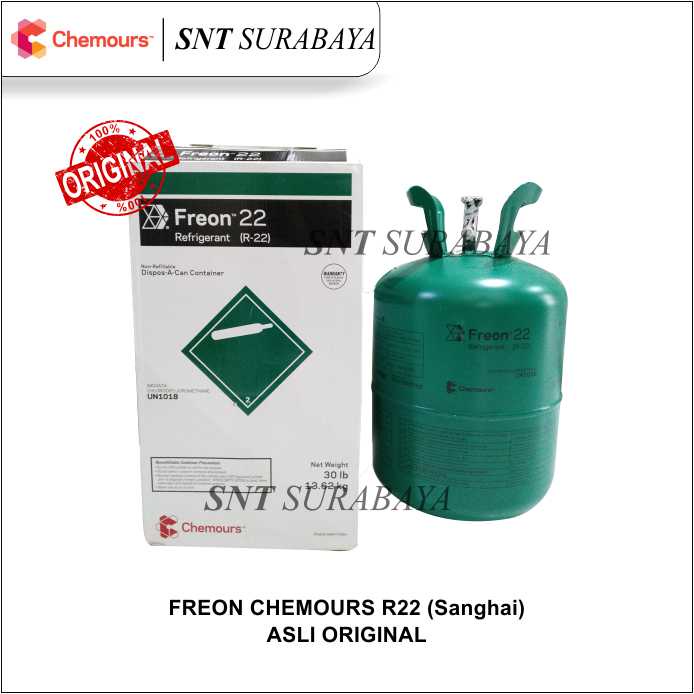 Freon R22 Chemours Sanghai - Chemours Sanghai R22 - Freon AC R22