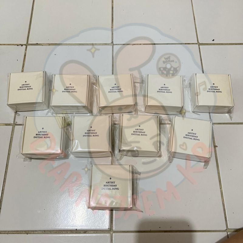 NCT DREAM JAEMIN BIRTHDAY INTIAL RING