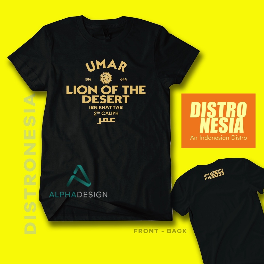 KAOS UMAR BIN KHATTAB BAJU KHALIFAH THE LION DESERT