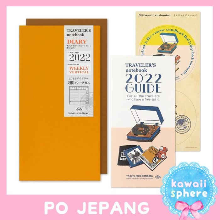 

Travelers Notebook Refill 2022 Weekly Vertical | Regular Size | Midori