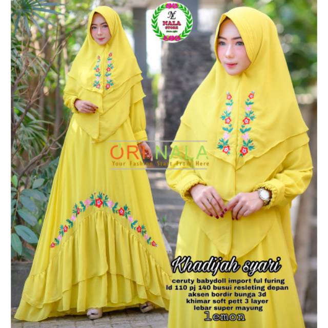 Khadijah syar'i set mewah